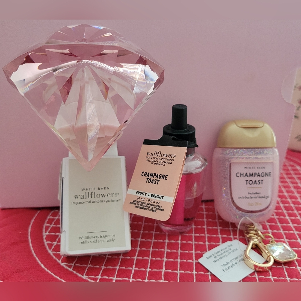 Bath & Body Works Pink Champagne Toast Set